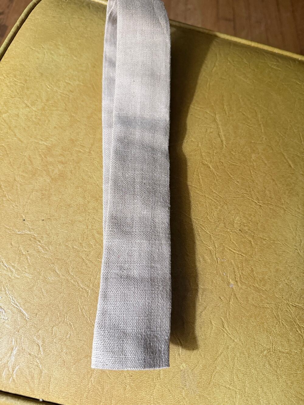 Pips by Rooster Vintage Linen Necktie Moygashel Irish Linen Slim
